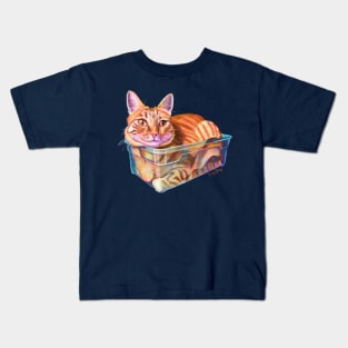 Cats are liquid Kids T-Shirt